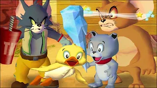 Tom and Jerry in War of the Whiskers Tom Vs Tyke Vs Duckling Vs Monster Jerry (Master Difficulty)