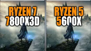 Ryzen 7 7800X3D vs 5600X Benchmarks - Tested in 15 Games and Applications