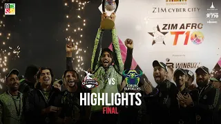 Zim Afro T10 Final Highlights: Joburg Buffaloes vs Durban Qalandars