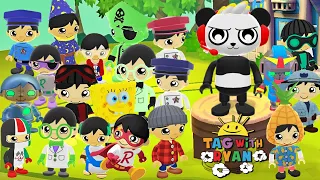 Tag with Ryan - Combo Panda Tag vs All Characters - All Costumes Unlocked All Vehicles Gameplay