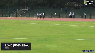 SRI LANKA ATHLETIC    Selection Trial for the World Junior Athletics Championships 2021 Part 02