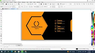 create professional business card design in coreldraw | coreldraw full taturial | learn with king