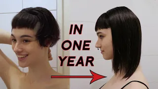 Hair Growth in One Year! (Reshave + Haircut)