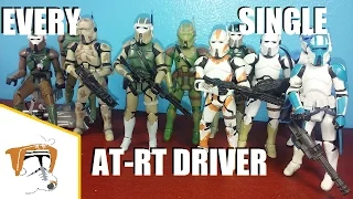 EVERY Hasbro 3.75" CLONE AT-RT DRIVER Figure!