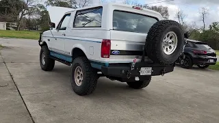 2020 Mustang Coyote swapped Bronco with 10 speed trans and electronic 4wd.