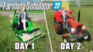 MEGA Challenge from $0 on FLAT MAP🚜Farming Simulator 2022 timelapse