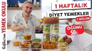 Sadece 50 TL'lik Sağlıklı ve Lezzetli Öğünler | Okula/İşe Götürmelik Bir Haftalık Yemek Hazırlığı