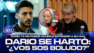 🔥POBRE DARÍO: TENSA CHARLA de Darío con su hijo ENOJADÍSIMO por haberse acercado a Furia: "¡Boludo!"