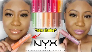 Nyx This Is Milky Gloss Milkshakes | *New Shades*| Try-On *lip swatch* 2022