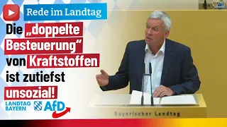 Die „doppelte Besteuerung“ von Kraftstoffen ist zutiefst unsozial! - Ralf Stadler