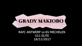 GRADY MAKIOBO  U11 KV. MECHELEN  18 NOVEMBRE 2017