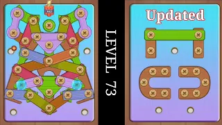 WOOD NUTS & BOLTS PUZZLE LEVEL 73 UPDATED & SOLVED (ANSWERS)