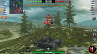 M48 PATTON WORLD RECORD 9713 dmg  World of Tanks BLITZ