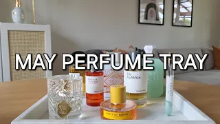 MAY PERFUME TRAY | APRIL TRAY RECAP | RAPID REVIEWS ON POPULAR FRAGRANCES