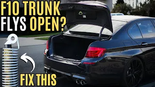 BMW F10 Trunk Open/Close Spring Replacement DIY | How To