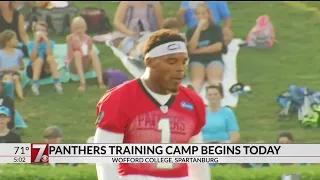 Panthers training camp begins today