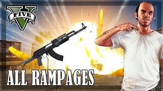 GTA 5 - All Rampages GOLD 100%, Red Mist achievement