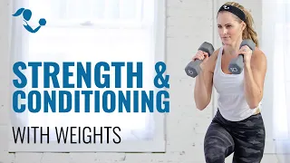 38-Minute Strength and Conditioning with Weights Workout