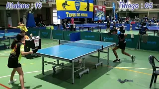 Thiago Siciliano Vs Malena Mazarello / Liga de equipo 6ta Categoria