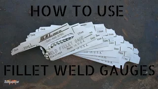 Welding inspection aid - How to use a Fillet Weld Gauge