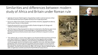 16.05.2023: Professor David Mattingly - Decolonising the Roman Empire: A view from North Africa