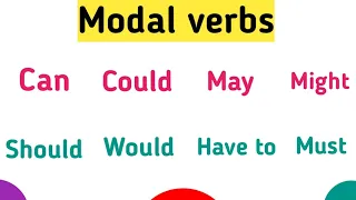 Modal verbs English grammar | Use of can ,could, may ,might ,should, would | English class