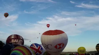 Bristol Balloon Fiesta 2016 Mass Ascent - Timelapse