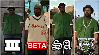 Evolution of Big Smoke in GTA Games | BIG SMOKE Visit GTA Maps