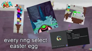 JToH - Every Ring Select Easter Egg