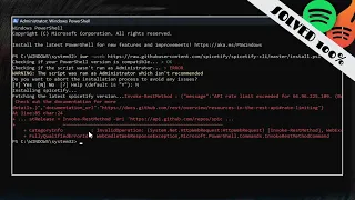 Fix Spicetify Installation Error "Invoke-RestMethod: .........." || SPOTIFY 2024