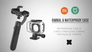 NEW Xiaomi 3-axis stabilizer & underwater case for Mijia 4K camera