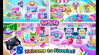 Fluvsies! Cute fluffy pets for kids. Open new game 8