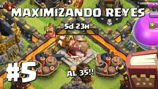 Mejoramos el Rey Bárbaro al Nivel 35 con Libro!! #5 - MAXIMIZANDO REYES AL 40 - CLASH OF CLANS