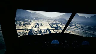Landing At Sandy Shores Airfield