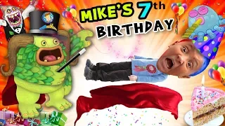Mike's 7th Birthday! A Magically Monsterific Party Celebration! FUNnel V B-Day Vlog