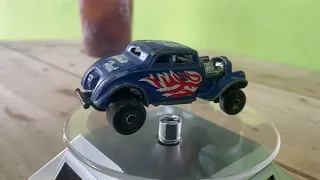 Custom Matchbox 33 Willys Street Rod White Heat 313