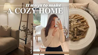 11 Simple Ways to Make A COZY HOME 🕯🍂 | hygge living autumn 2022 ~aesthetic~