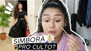 BORA SE ARRUMAR JUNTO COMIGO? MAKE, CABELO E LOOK PARA O CULTO DO DOMINGO!