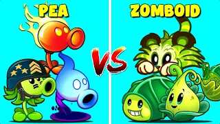 PvZ2 - Team Vs Team "3 PEA vs 3 ZOMBOID" Who Will Win ?