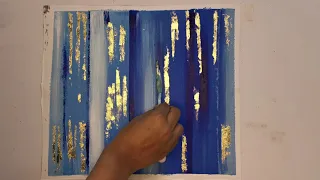 Super easy 2 color DIY abstract art, Arte brigade, abstract art, DIY ACRYLIC PAINTING, CANVAS ART