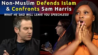 This Non-Muslim Lady Defends Islam & Confronts Sam Harris, WHAT HE SAID WILL LEAVE YOU SPEECHLESS