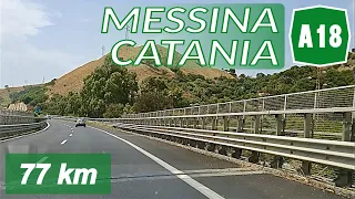 A18 | MESSINA - CATANIA | Autostrada A18 percorso completo feat. @SicilianDriverSR