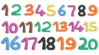 Learn numbers (1-20) in English. Учим числа от 1 до 20 на английском.Числа на английском #numbers