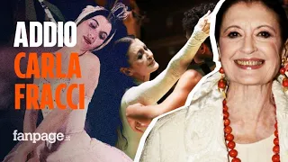 È morta Carla Fracci, la regina della danza italiana si è spenta a 84 anni