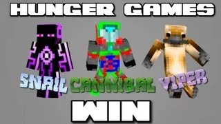 MCPvP Hunger Games: Snail, Cannibal and Viper Win
