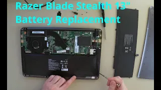 Razer Blade Stealth 13": Battery Replacement