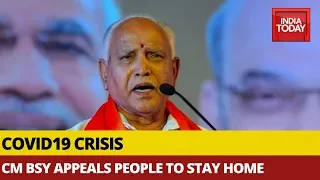 Covid19 Crisis: 83 Cases in K'taka ; CM BS Yeddyurappa Appeals People To Stay Home