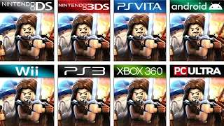 Lego The Lord of the Rings (2012) DS vs 3DS vs PS Vita vs Android vs Wii vs PS3 vs Xbox 360 vs PC