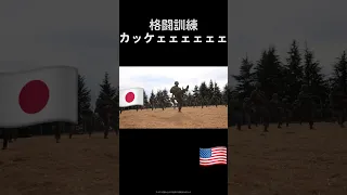 陸上自衛隊と米軍の格闘訓練　JGSDF’s 30th Infantry Regiment, share fighting techniques