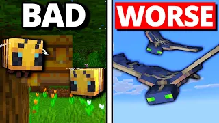 Ranking The WORST Minecraft Updates!